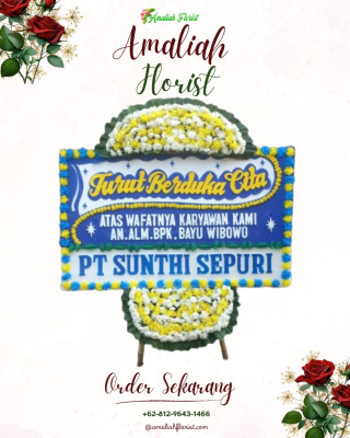 Papan Bunga Duka di Paal Iv