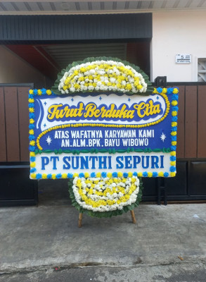 Papan Bunga Duka di Paal Iv